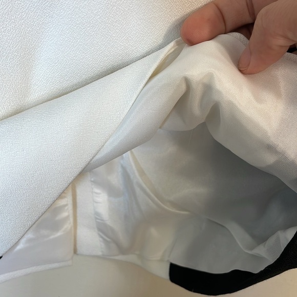 NWT. Karen Millen US 6 Color Block Patch Work Cap Sleeve Sheath Dress. - Picture 5 of 11